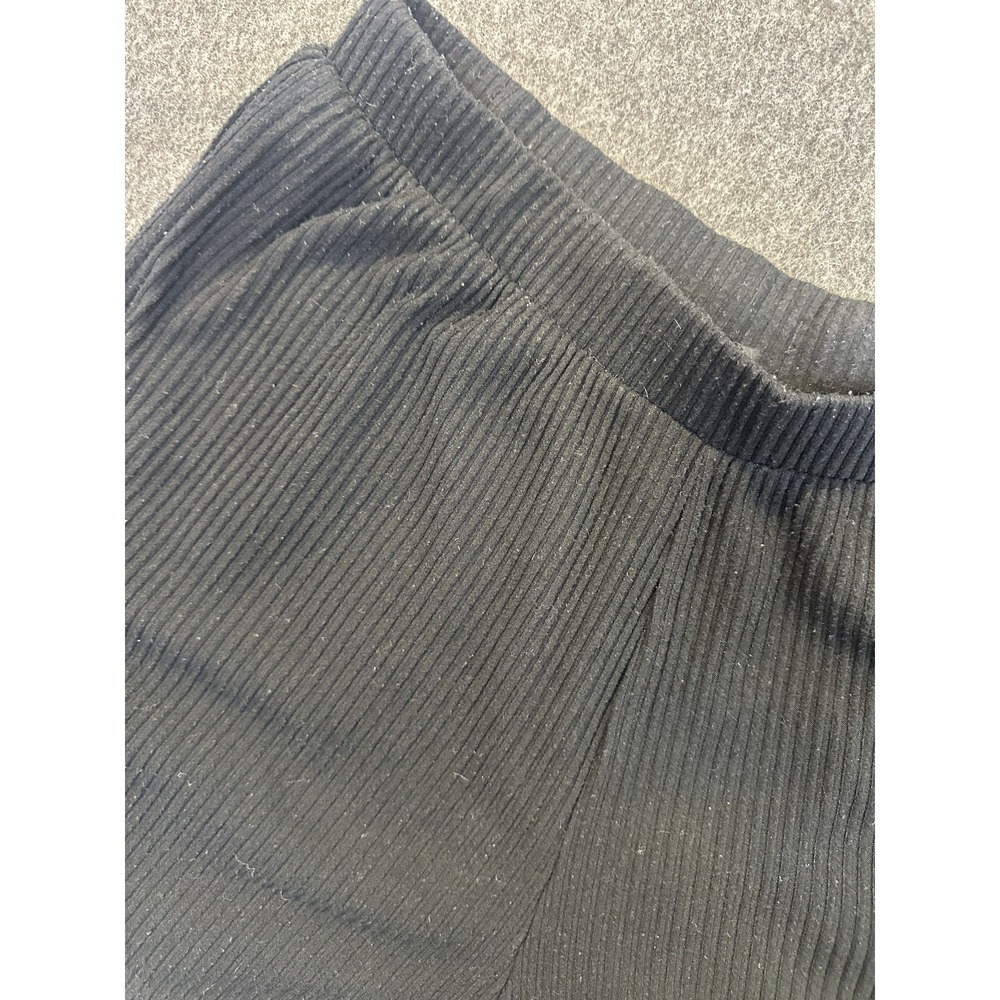 Alo Yoga Muse Ribbed Shorts Knit Black Large Workout Athletic Lounge Gym *Flawed - Picture 7 of 16